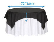Determining Tablecloth Size Whole, What Size Square Tablecloth For 36 Inch Round Table
